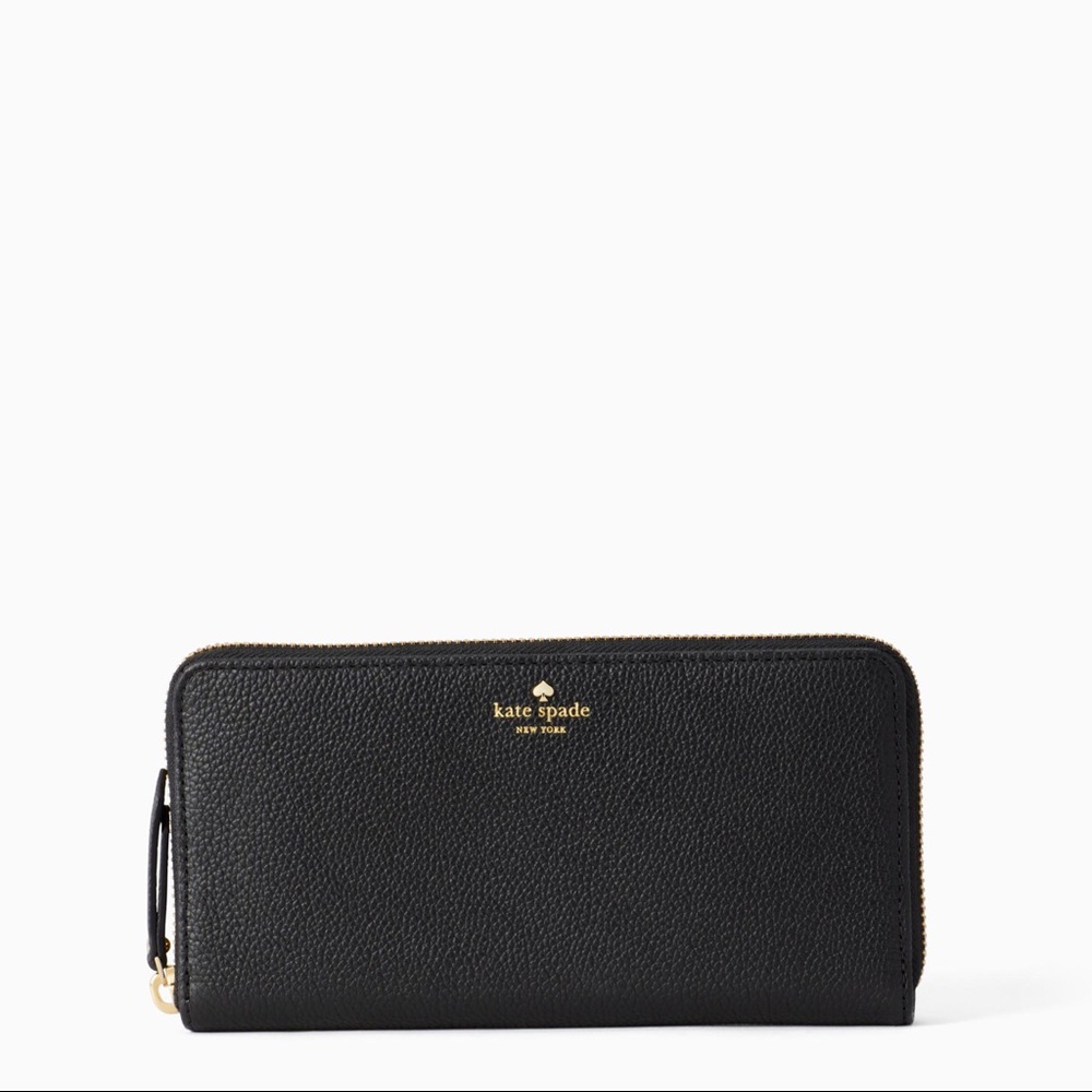 Kate Spade Larchmont Ave Black Wallet